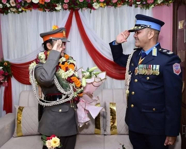 बावु नेपाल प्रहरीको एआईजी छोरी सशस्त्र प्रहरी बलको इन्स्पेक्टर बन्न सफल