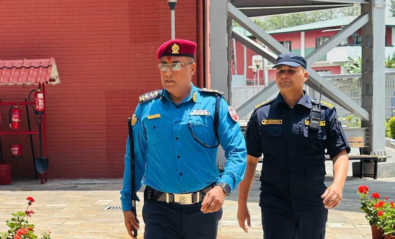 एसएसपी दिलिप घिमिरेले सम्हाले काठमाडौं जिल्ला प्रहरी परिसरको नेतृत्व