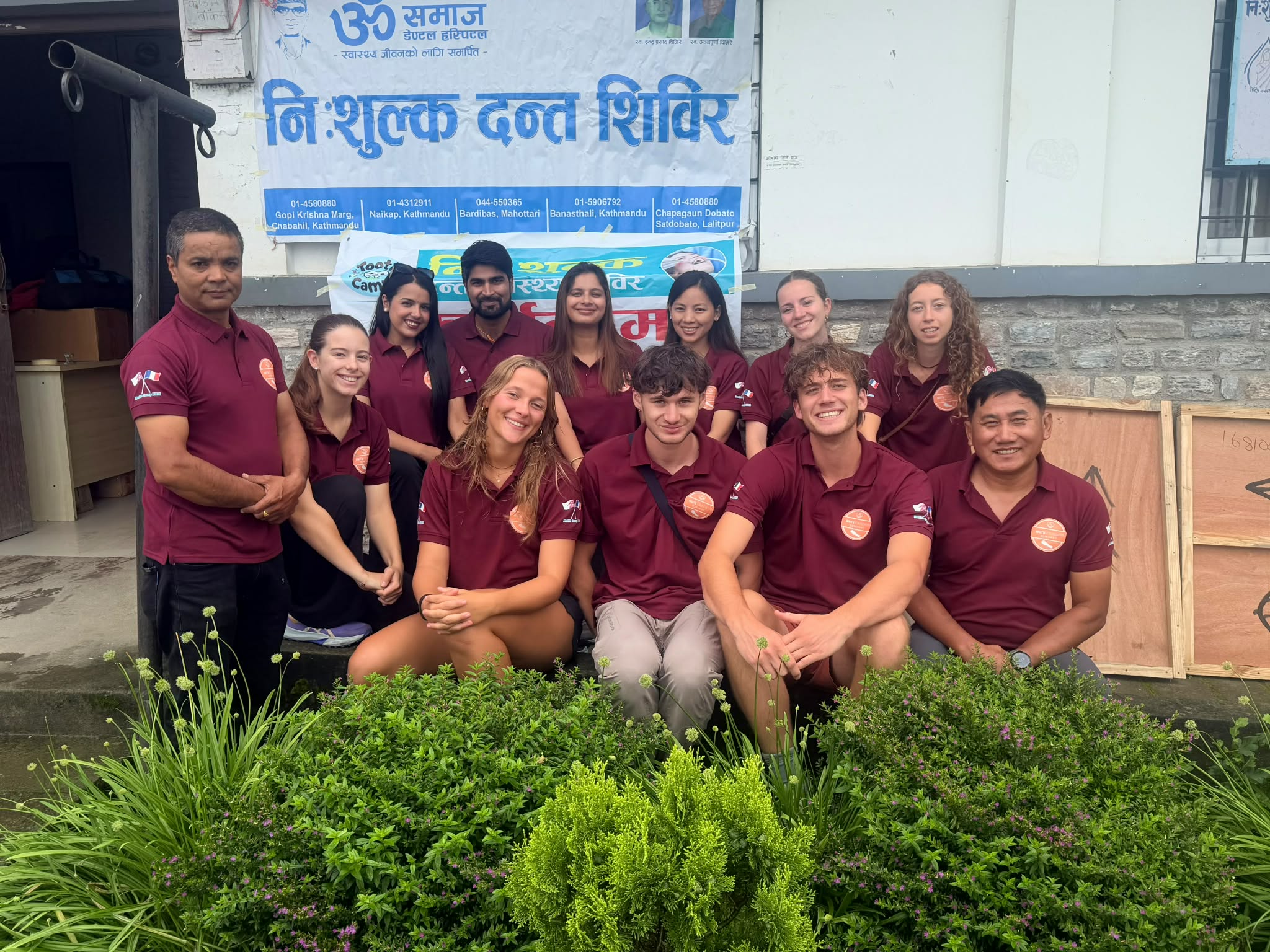 Free dental health camp in Barpak with participation of French medical students, 377 people received specialist dental services